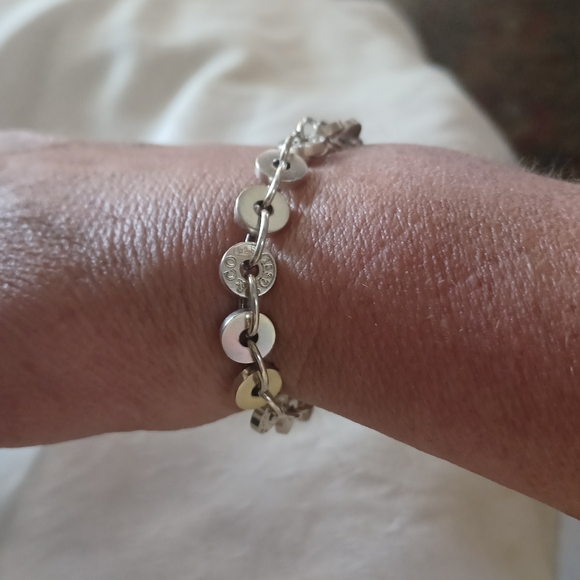 Tiffany & Co. 1837 Circle Link Bracelet, Sterling Silver, 7.5" - Picture 12 of 12